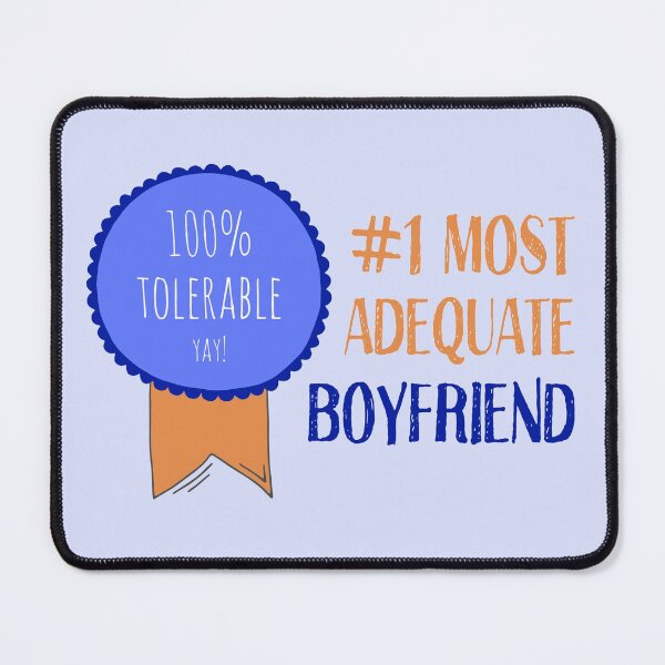 Item preview, Love and romance awards: #1 Most Adequate Boyfriend Mug designed and sold by Ofeefee.