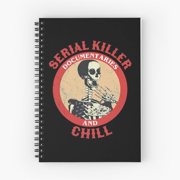 Item preview, serial killer documentaries and chill Funny Skeleton designed and sold by Gossagemint132.
