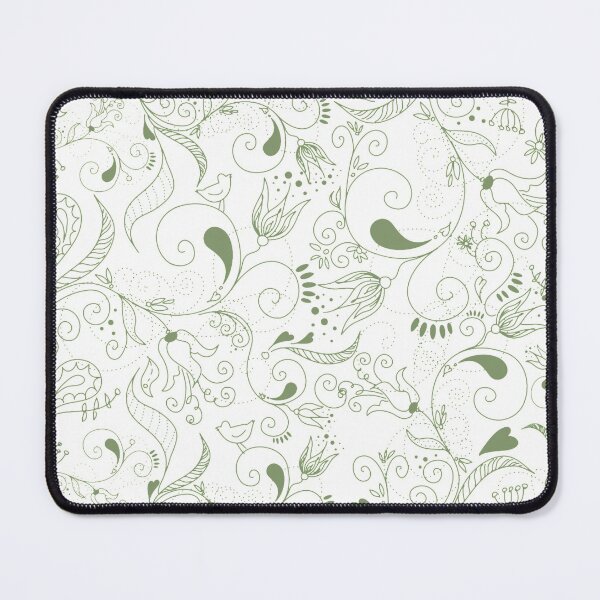 Item preview, Line Floral Pattern | Green  designed and sold by mareabello.