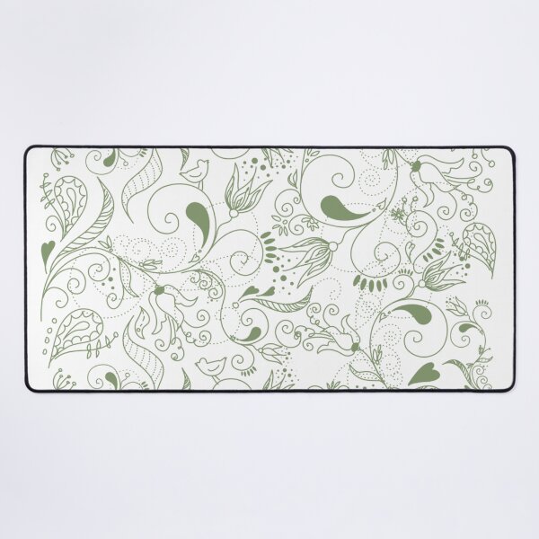 Item preview, Line Floral Pattern | Green  designed and sold by mareabello.