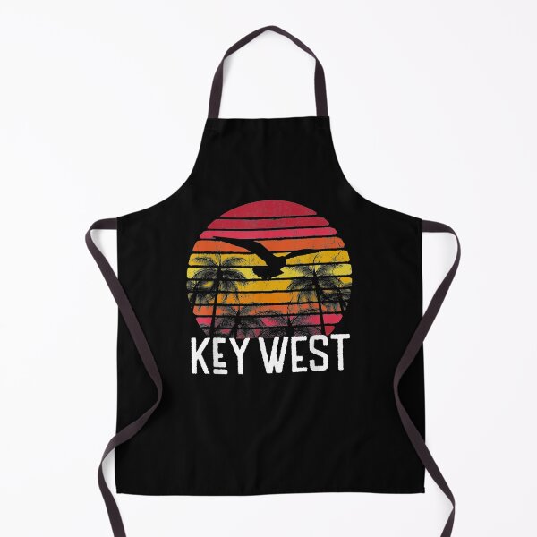 Item preview, Key West Florida Vintage Retro Beach Palm Tree Surf Sunset designed and sold by patsa4.