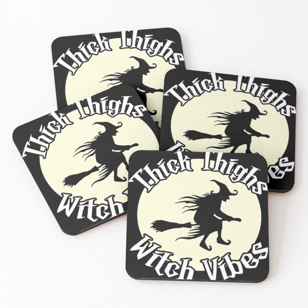 Item preview, Thick Thighs Witch Vibes Vintage Witch designed and sold by Oriana305.