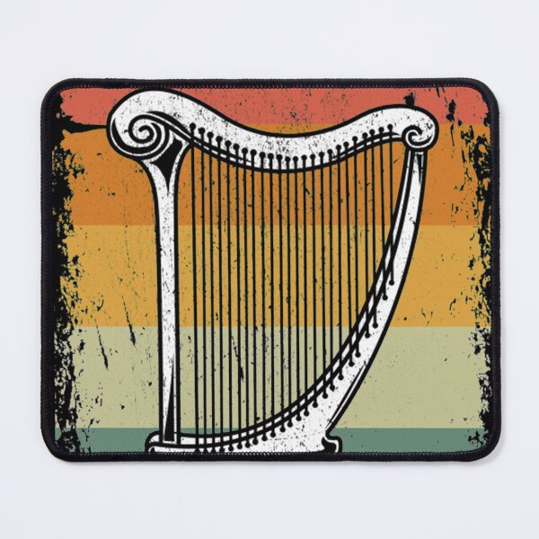 Item preview, Vintage Harp Player Music Harp Gift Idea designed and sold by Oriana305.