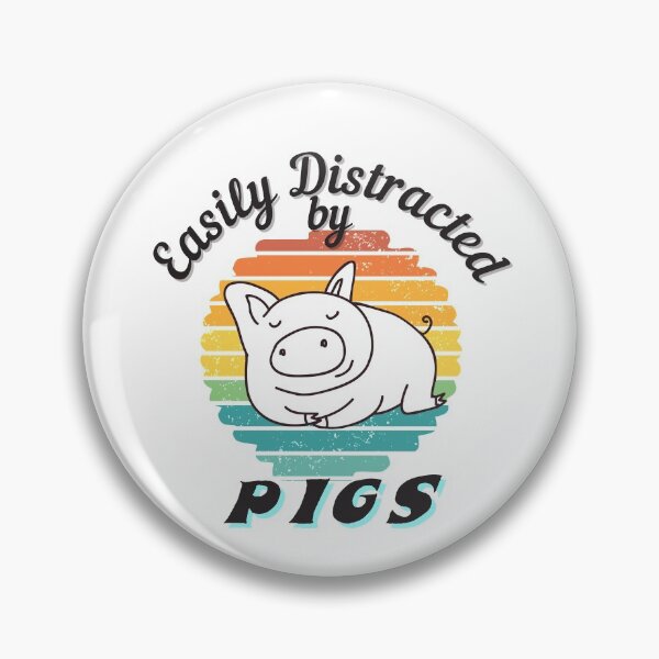Item preview, Hold on I see a pig | Easily distracted by pigs | Cute pigs | Baby pigs designed and sold by 732Studio.