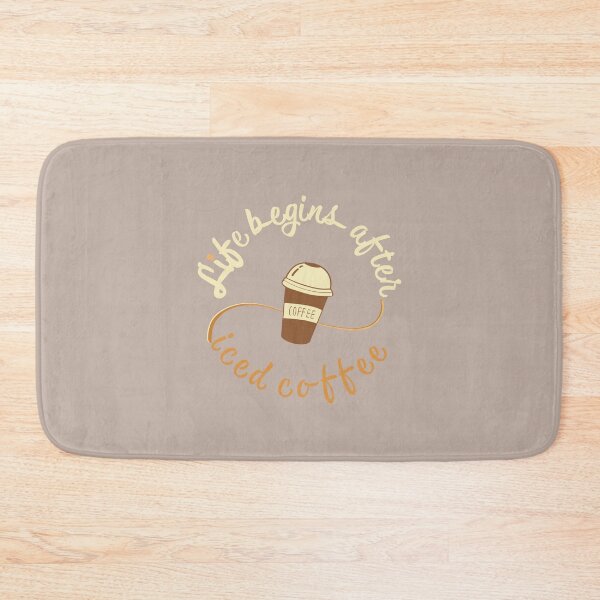 Item preview, Life begins after iced coffee designed and sold by PalinoColour.