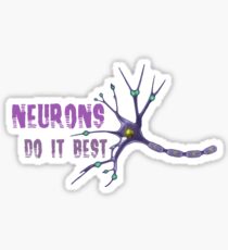 Neurons do it best! Sticker