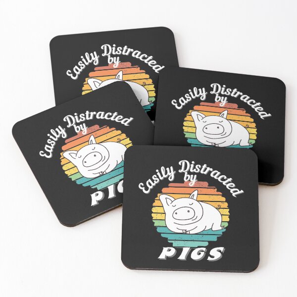 Item preview, Hold on I see a pig | Easily distracted by pigs | Cute pigs | Baby pigs designed and sold by 732Studio.
