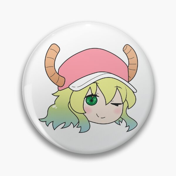 Item preview, Miss Kobayashi's Dragon Maid Lucoa Chibi Head designed and sold by ChibiCheems.