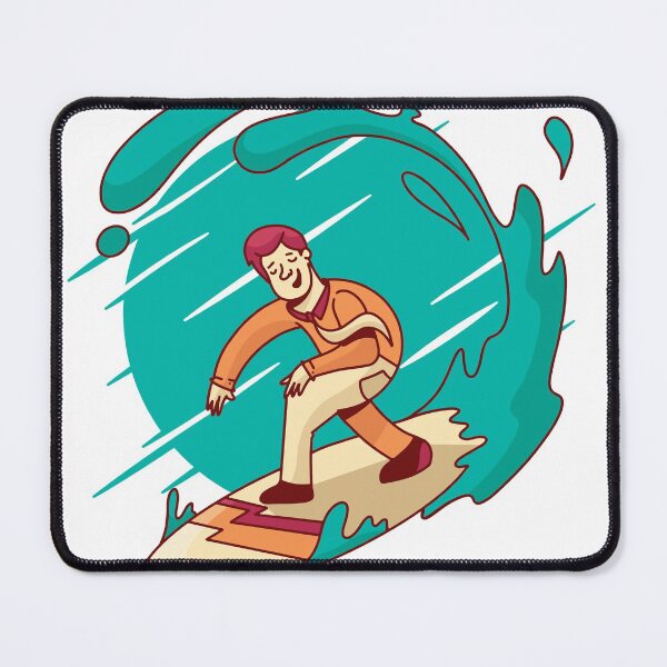 Item preview, Business man surfing wave designed and sold by TRIBExSPACE.