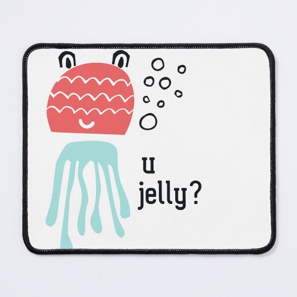 Item preview, Cute jelly fish: U jelly? (black text) designed and sold by Ofeefee.