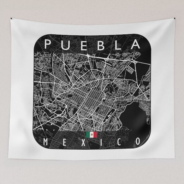 Item preview, PUEBLA MAP MEXICO designed and sold by hatimelhag.