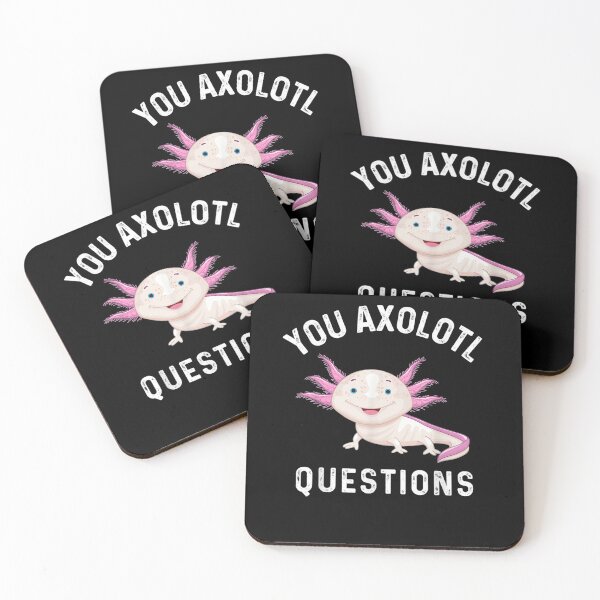 Item preview, You Axolotl Questions Pun Axolotl Lover designed and sold by nancyholly.