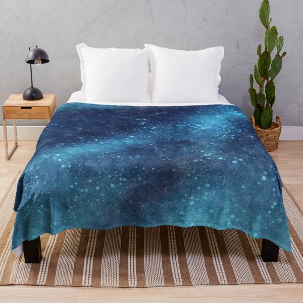 Item preview, Blue Sparkle Galaxy Abstract Print designed and sold by WandererSpirit.