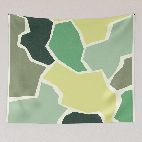 Item preview, Geometric Abstract Fractured Blocks In-Home Camo 1 designed and sold by MaryJaneRC.
