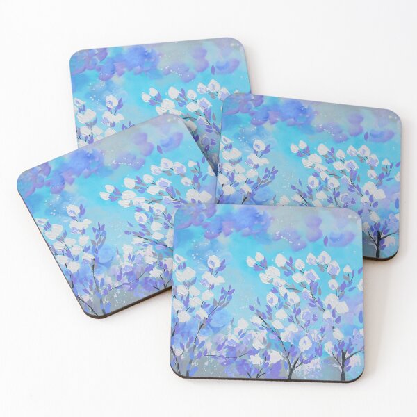 Item preview, Purple and Aqua Abstract Art designed and sold by cathyartist.