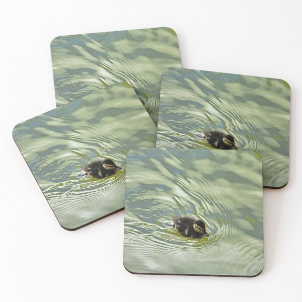 Item preview, Baby Mallard Duckling Cloudy Sky Reflection designed and sold by Anna Lemos.