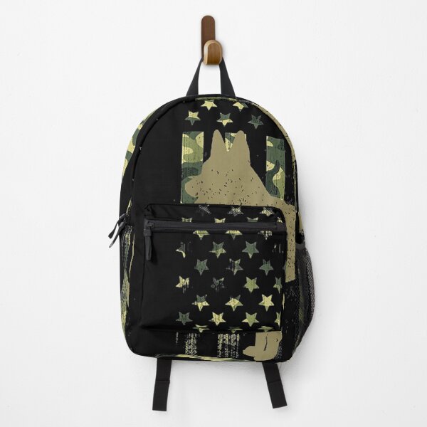 Item preview, Vintage Hunting Dog Camouflage Usa Army Flag Dutch Shepherd designed and sold by patsa4.