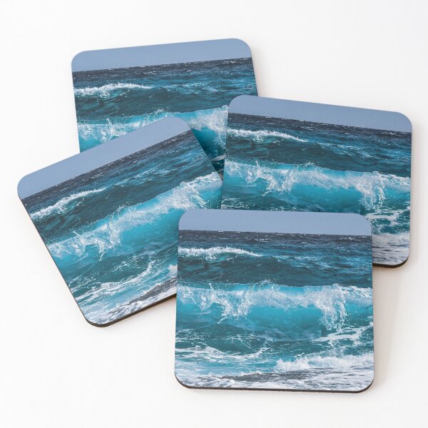 Item preview, Blue ocean waves designed and sold by Tanuja  Sharma.
