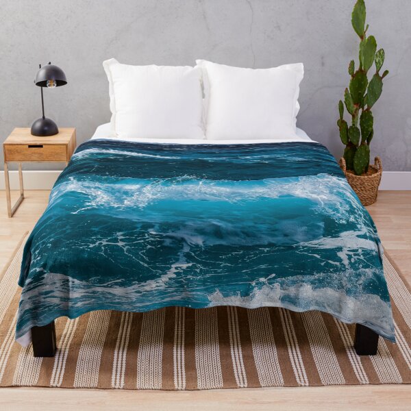Item preview, Blue ocean waves designed and sold by Tanuja Sharma.