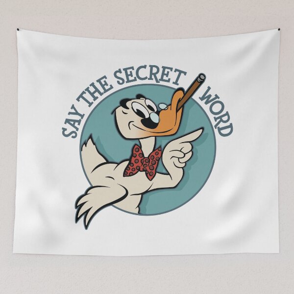 Aperçu de l'œuvre Mot secret Groucho Duckie créée et vendue par SpruceTavern.