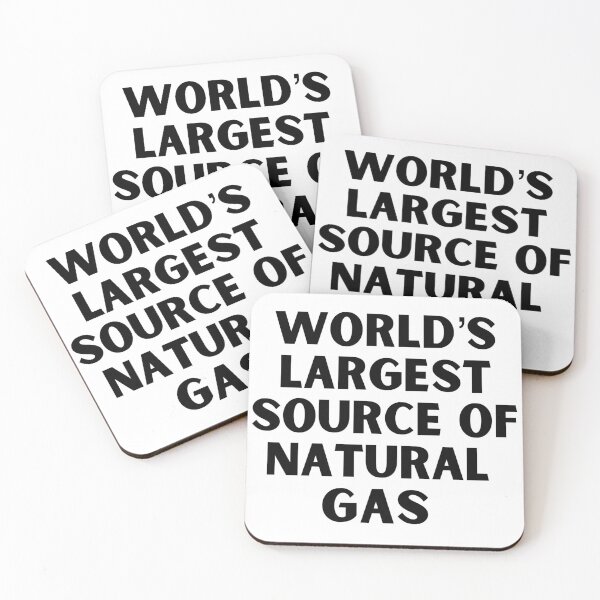 Item preview, World’s Largest Source of Natural Gas | Black designed and sold by mareabello.