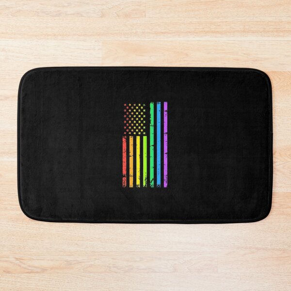 Item preview, Rainbow American Flag Lgbt Gay Pride designed and sold by frischmanjose.