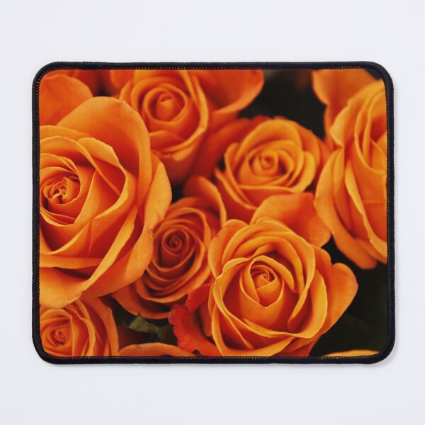 Item preview, Orange roses bouquet - floral art print designed and sold by Tanuja  Sharma.