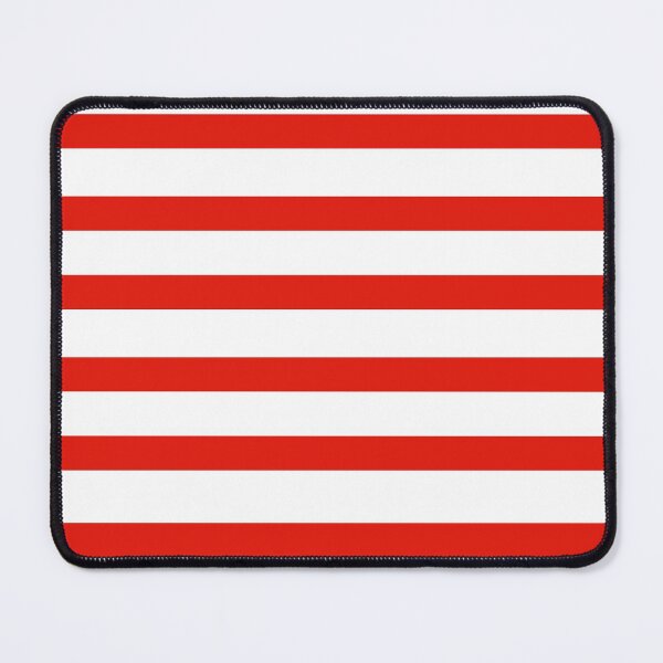 Item preview, Pretty red  French stripes repeat pattern designed and sold by Tanuja  Sharma.