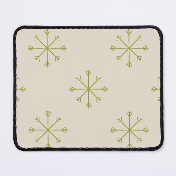 Item preview, Green snowflake - snow Christmas design designed and sold by Tanuja  Sharma.
