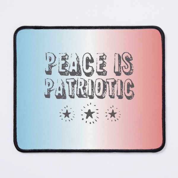 Item preview, True Love of Country: Peace is Patriotic (grey text) designed and sold by Ofeefee.