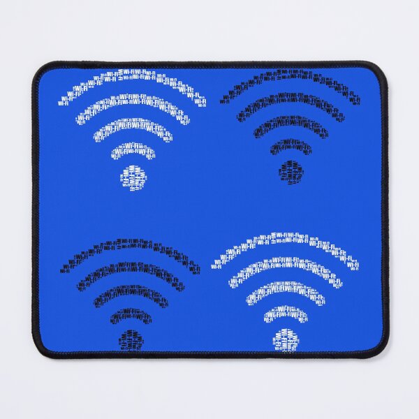 Item preview, Wifi sign  typography sticker pack- black and white  designed and sold by Tanuja  Sharma.