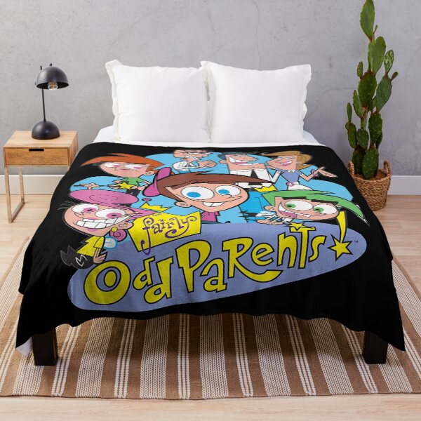 Vista previa del artículo con la obra «Retro Vintage Nickelodeon The Fairly Oddparents Cast Christmas», diseñado y vendido por AlethaHartmann.