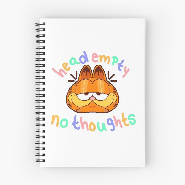 Item preview, head empty no thoughts garfield designed and sold by peachberrymilk.