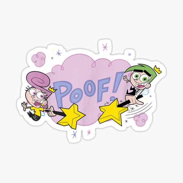 Item preview, Vintage Nickelodeon The Fairly Oddparents Cosmo And Wanda Poof Christmas designed and sold by AlethaHartmann.