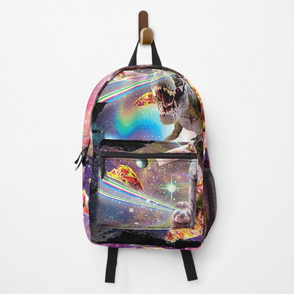 Item preview, Laser Eyes Cat On Sloth Dinosaur Rainbow designed and sold by vivanbess.