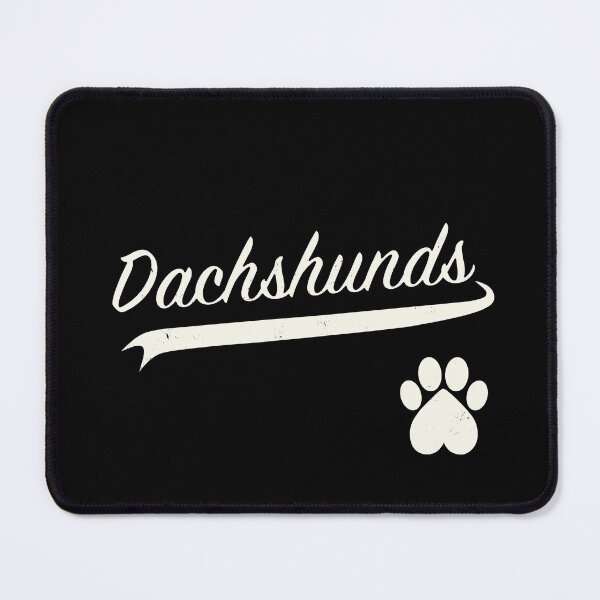 Item preview, Dachshund Baseball Script designed and sold by 8PawsStudio.