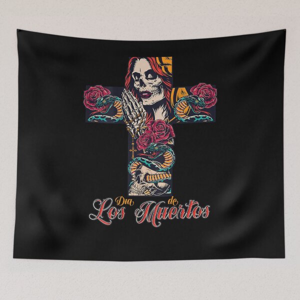 Item preview, La Calavera De La Catrina Dia De Los Muertos On Back designed and sold by vivanbess.