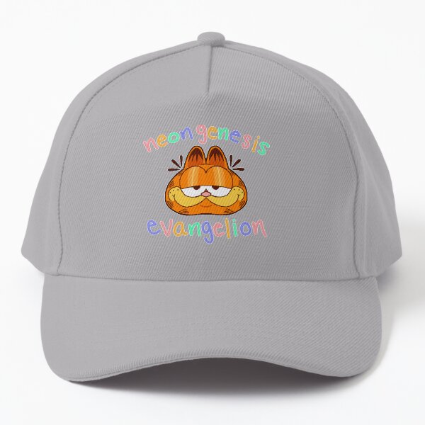neon genesis evangelion garfield Baseball Cap