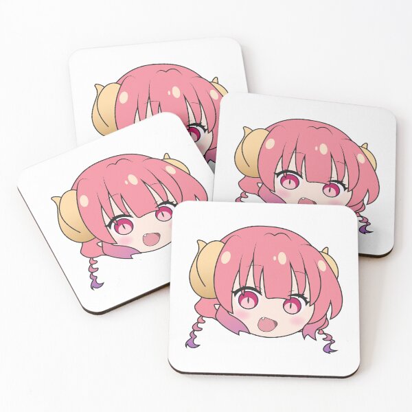 Item preview, Miss Kobayashi's Dragon Maid Ilulu Chibi Head designed and sold by ChibiCheems.