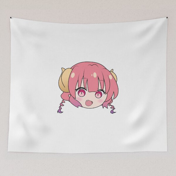 Item preview, Miss Kobayashi's Dragon Maid Ilulu Chibi Head designed and sold by ChibiCheems.
