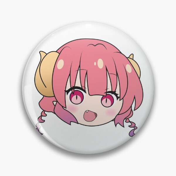 Item preview, Miss Kobayashi's Dragon Maid Ilulu Chibi Head designed and sold by ChibiCheems.