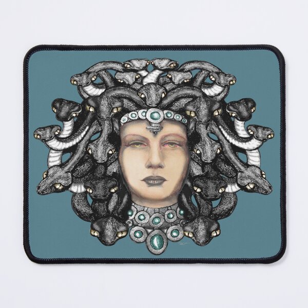 Item preview, Medusa With Silver Snakes designed and sold by artistdiat.