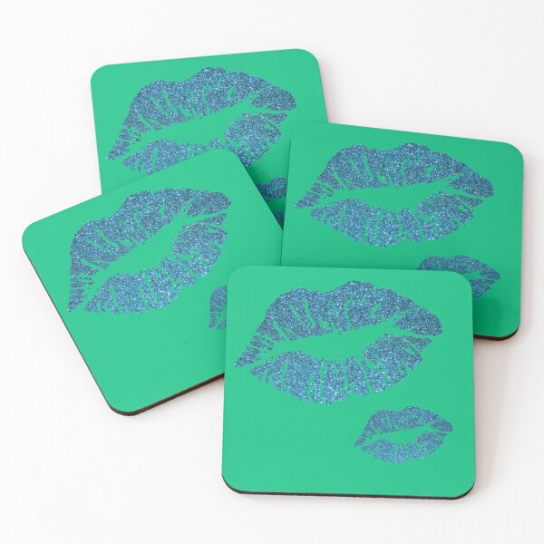 Item preview, Blue Ki ss Lips designed and sold by atroffire.