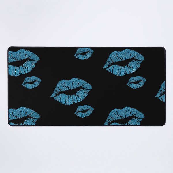 Item preview, Blue Ki ss Lips designed and sold by atroffire.