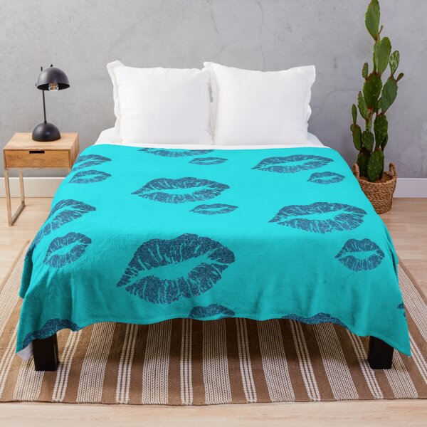 Item preview, Blue Ki ss Lips designed and sold by atroffire.