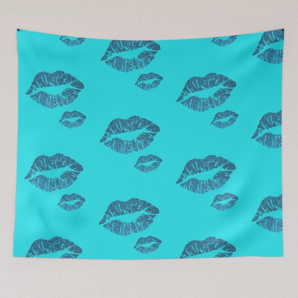 Item preview, Blue Ki ss Lips designed and sold by atroffire.