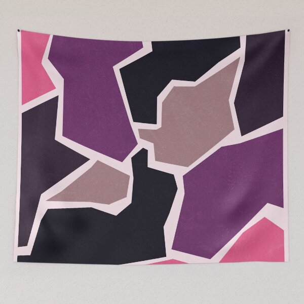 Item preview, Geometric Abstract Fractured Blocks In-Home Camo 9 designed and sold by MaryJaneRC.