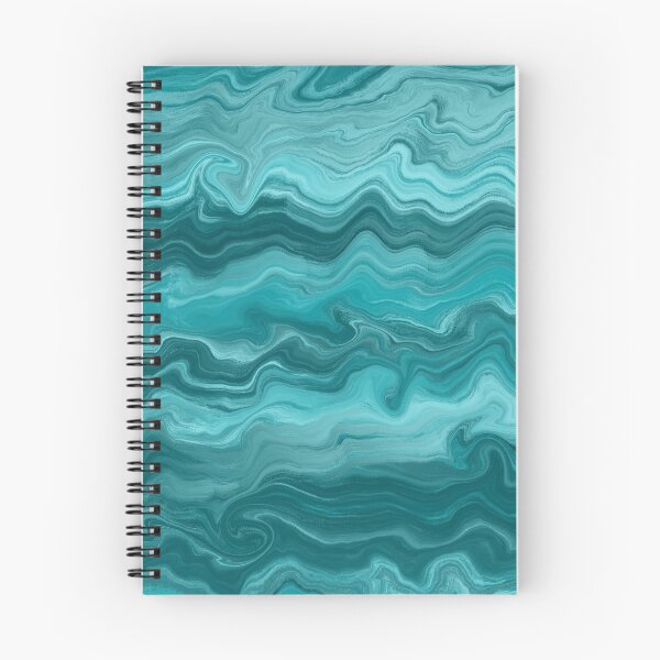Artikelvorschau, Liquid Marble Abstract Teal Psychedelic entworfen und verkauft von fashopera.