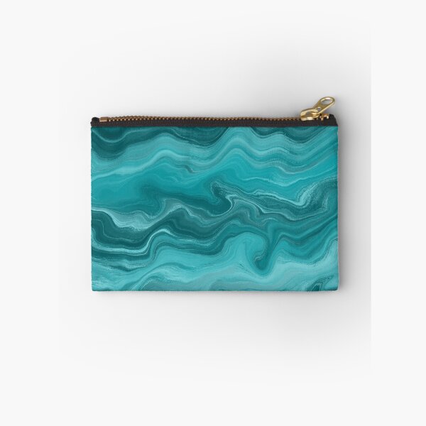 Artikelvorschau, Liquid Marble Abstract Teal Psychedelic entworfen und verkauft von fashopera.
