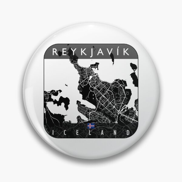 Item preview, REYKJAVIK MAP ICELAND designed and sold by hatimelhag.